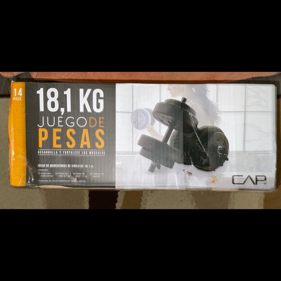 CAP 40 lb (18.1 kg) dumbell set - Picture 4 of 4